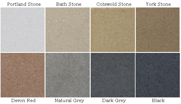 Stone Colour Chart