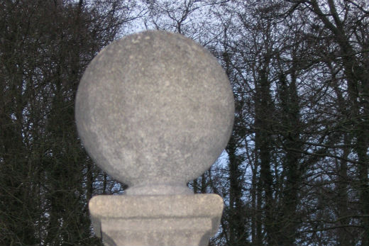 Weathered cast stone